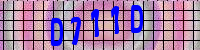 Blue Captcha Image