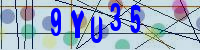 Blue Captcha Image